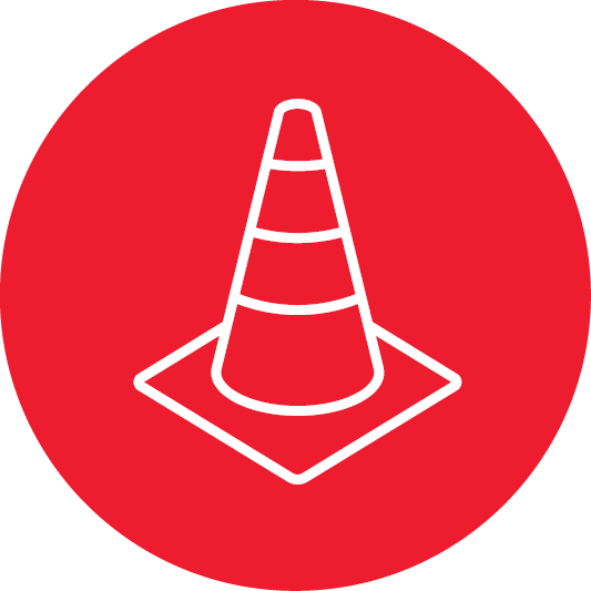 traffic cone icon