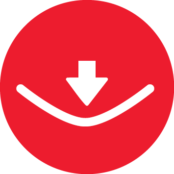 downward slope icon