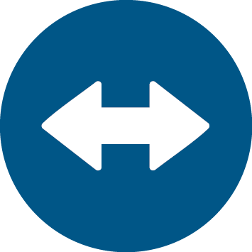 left and right arrow icon